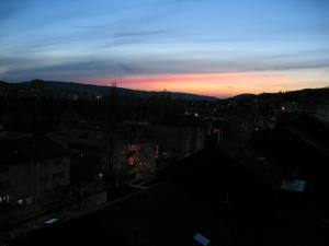 Einbruch der Nacht über Zürich Höngg